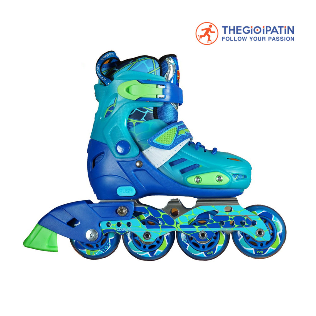 Cougar-CR1-Xanh Giày Patin Trẻ Em Cougar CR1 Xanh