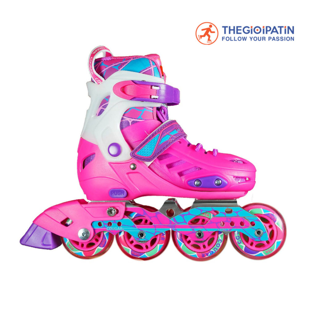 Cougar-CR1-hong Giày Patin Trẻ Em Cougar CR1 Hồng