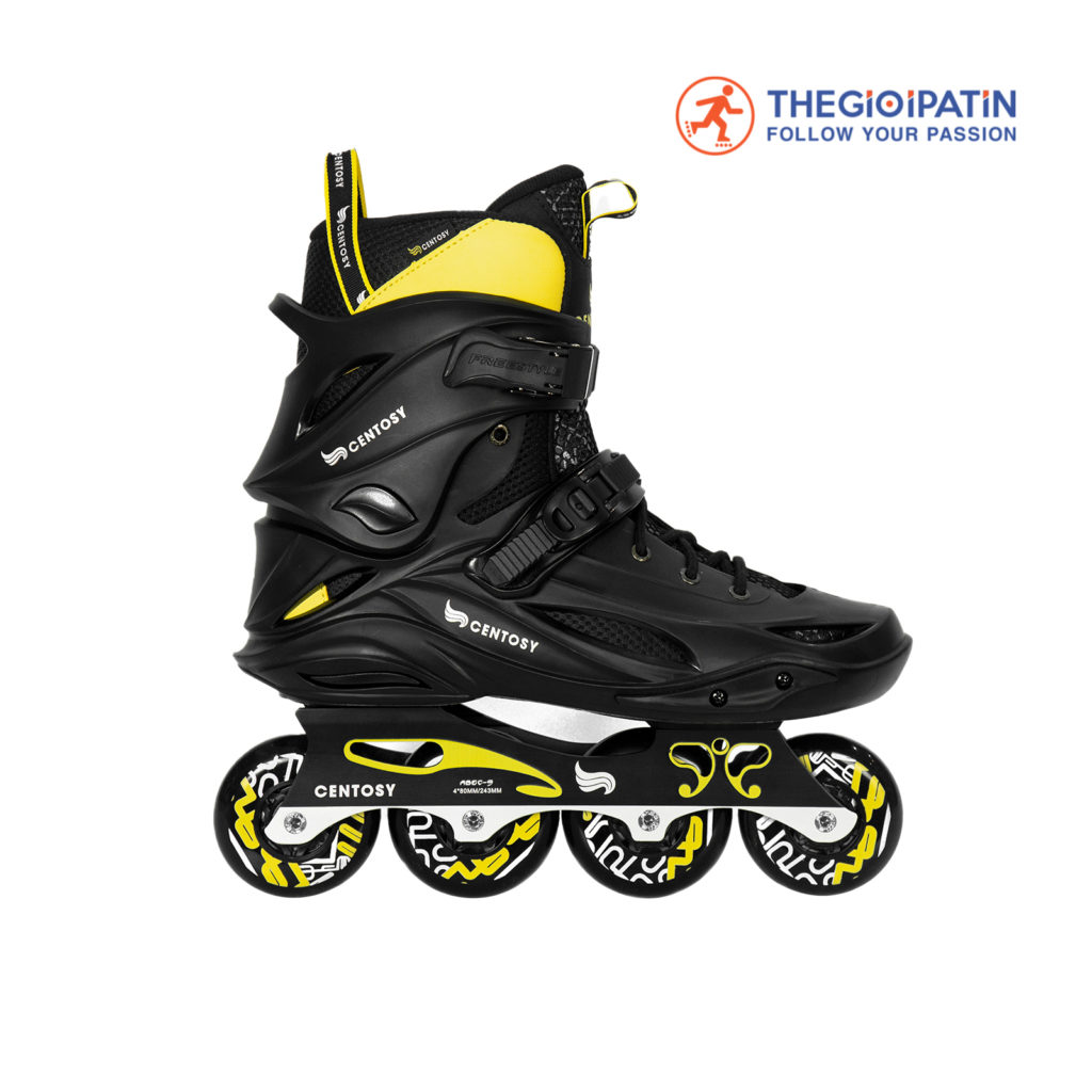 Centosy Pro - Den Giày Patin Người Lớn Centosy Freestyle Pro Màu Đen
