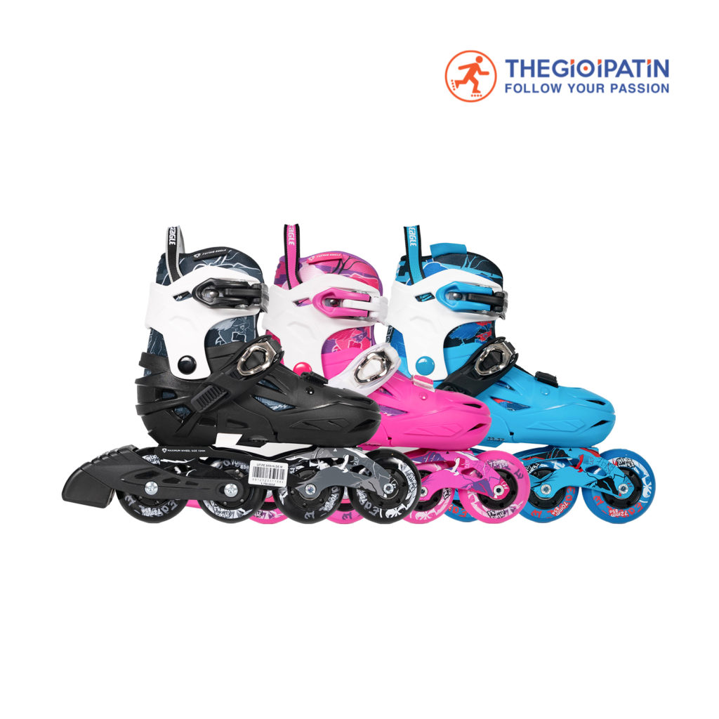 Flying Eagle S5S+ New (1) Giày Patin Flying Eagle S5S+ New 3 Màu Đen/ Hồng/ Xanh
