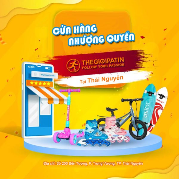 Cửa hàng nhượng quyền Thhesgioipatin tại Thái Nguyên